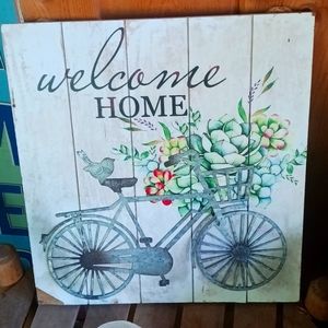 Welcome Home sign